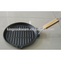 cast iron grill pan with folding handle